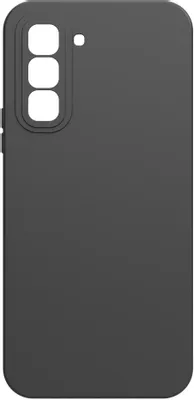 Чехол (клип-кейс) BORASCO Silicone Case, для Infinix Hot 70, черный [76714]