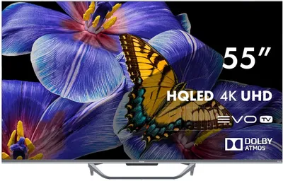 55" Телевизор HAIER Smart TV S4 QLED, 4K Ultra HD, СМАРТ ТВ, Android TV, серый