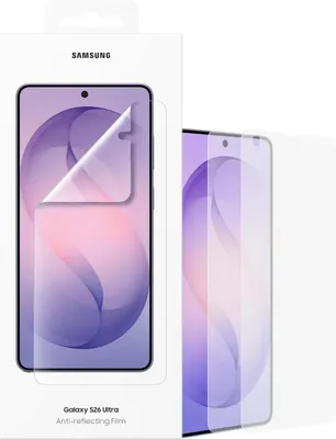 Защитная пленка для экрана Samsung Screen Protector для Samsung Galaxy S26 Ultra антиблик, прозрачная, 1 шт, с аппликатором для разглаживания, прозрачный [ef-us948ctegru]