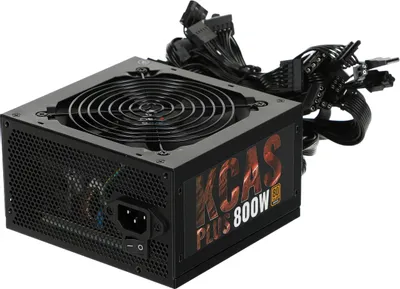 Блок питания Aerocool KCAS PLUS 800,  800Вт,  80 PLUS BRONZE,  120мм, черный, retail [kcas-800w plus]