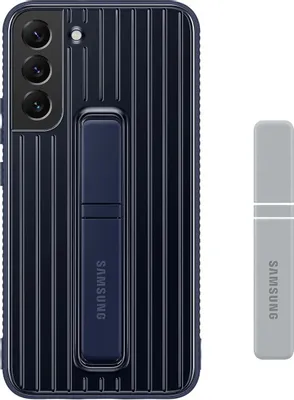 Чехол (клип-кейс) Samsung Protective Standing Cover, для Samsung Galaxy S22+, противоударный, темно-синий [ef-rs906cnegru]