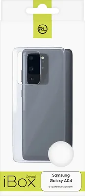 Чехол (клип-кейс) Redline iBox Crystal, для Samsung Galaxy A04, противоударный, прозрачный [ут000033353]