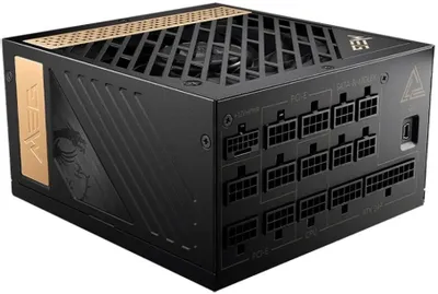 Блок питания MSI MEG Ai1300P,  1300Вт,  80 PLUS PLATINUM,  120мм, черный, retail [306-7zp4a11-ce0]