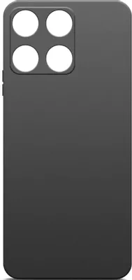 Чехол (клип-кейс) BORASCO Silicone Case, для Honor X6a, черный [72478]