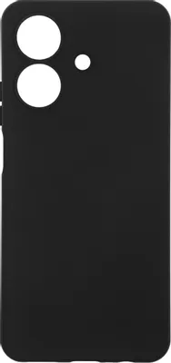 Чехол (клип-кейс) BORASCO Silicone Case, для Realme Note 60/60X, черный [74951]