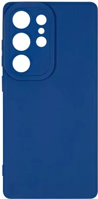 Чехол (клип-кейс) ZIBELINO TPU Matte, для Samsung Galaxy S25 Ultra, синий [ztmf-sam-s25-ul-pu-blu]