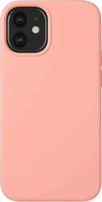 Чехол (клип-кейс) Deppa Liquid Silicone, для Apple iPhone 12 mini, противоударный, розовый [87710]