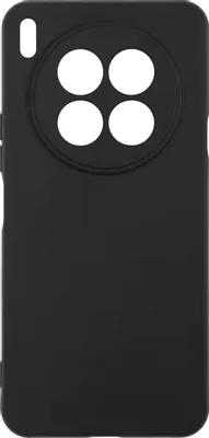 Чехол (клип-кейс) BORASCO Silicone Case, для Tecno Camon 40 Premier, черный [75234]