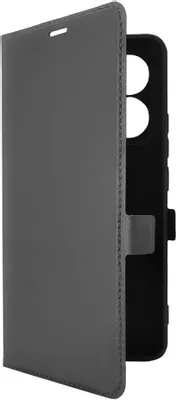 Чехол (флип-кейс) BORASCO Book Case, для Xiaomi Redmi Note 14 4G, черный [74408]