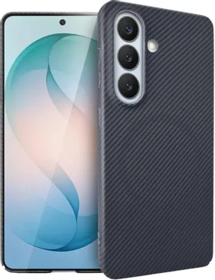 Чехол (клип-кейс) BORASCO Art Case, для Samsung Galaxy S26+, черный [76418]