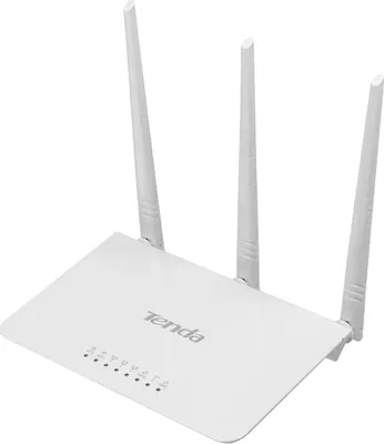 Wi-Fi роутер TENDA F3,  Wi-Fi 4,  N300,  2.4ГГц, 3 LAN,  белый