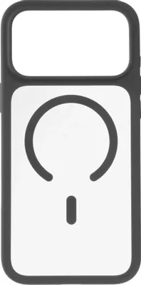 Чехол (клип-кейс) UBEAR Shade Case, для Apple iPhone 17 Pro Max, противоударный, серый/прозрачный [cs596gr69psh-i25m]