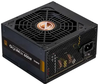 Блок питания Zalman ZM650-GVII,  650Вт,  80 PLUS BRONZE,  120мм, черный, retail