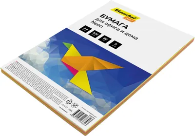 Бумага Silwerhof Daily, A4, 100л, 80г/м2, радуга неон (5цветов)