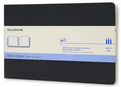 Блокнот Moleskine Art Cahier,  88стр,  черный [artska3]