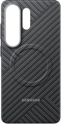 Чехол (клип-кейс) Samsung Carbon Magnet Case, для Samsung Galaxy S26 Ultra, серый [ef-ks948ssegru]