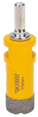 Коронка KRANZ KR-92-1012,  по керамограниту,  трехгранный