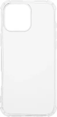 Чехол (клип-кейс) BORASCO Bumper Case, для Apple iPhone 16 Pro Max, противоударный, прозрачный [73524]