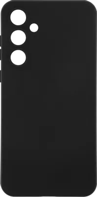 Чехол (клип-кейс) BORASCO Silicone Case, для Samsung Galaxy A55, черный [72891]