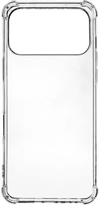 Чехол (клип-кейс) PERO CC02-IP17P-TR, для Apple iPhone 17 Pro, противоударный, прозрачный