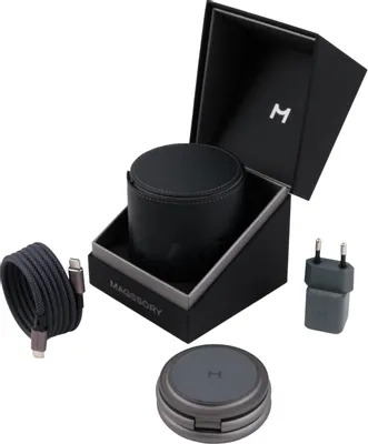 Беспроводное зарядное устройство MAGSSORY signature edition,  USB-C, USB-C, 22Вт, серый [wch053m]