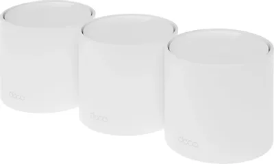Бесшовный Mesh роутер TP-LINK Deco X10,  Wi-Fi 6,  AX1500,  2.4/5ГГц, 2 WAN/LAN, белый, 3 шт. в комплекте [deco x10(3-pack)]