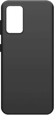 Чехол (клип-кейс) BORASCO Silicone Case, для Samsung Galaxy A32, черный [39875]
