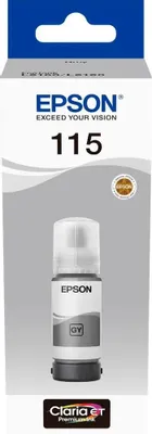 Чернила Epson 115 C13T07D54A, для Epson, 70мл, серый