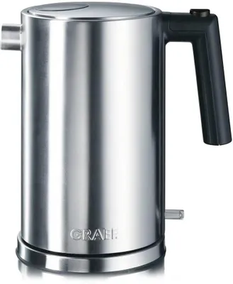 Чайник электрический GRAEF WK600EU, 1.5л, нержавеющая сталь/пластик