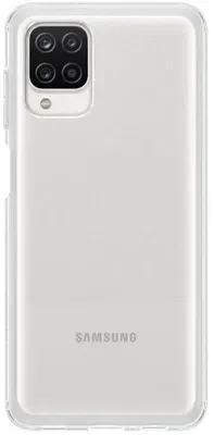 Чехол (клип-кейс) Samsung Soft Clear Cover, для Samsung Galaxy A12, прозрачный [ef-qa125ttegru]