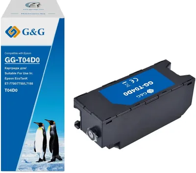 Бункер G&G GG-T04D0 (T04D0) для EcoTanK ET-7700/7750/L7188
