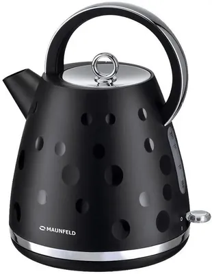 Чайник электрический MAUNFELD MFK-647BK, 1.7л, металл/пластик