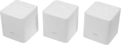 Wi-Fi роутер TENDA Nova MW3,  Wi-Fi 5,  AC1200,  2.4/5ГГц, 1 LAN,  1 WAN/LAN, белый, 3 шт. в комплекте [mw3(3-pack)]