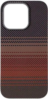 Чехол (клип-кейс) KONDIJAN Carbon, для Apple iPhone 16 Pro, коричневый [kjcr-iph-16-pro-sst-ms-brn]