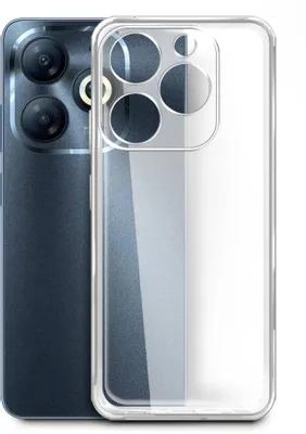 Чехол (клип-кейс) BORASCO Silicone Case, для Infinix Smart 8, прозрачный [72686]