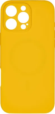Чехол (клип-кейс) ZIBELINO Hard Case, для Apple iPhone 16 Pro Max, желтый [zhc-apl-16-pro-max-ms-cam-yel]