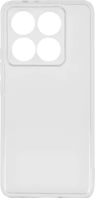 Чехол (клип-кейс) BORASCO Silicone Case, для Xiaomi 14T Pro, прозрачный [73786]