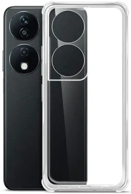 Чехол (клип-кейс) BORASCO Bumper Case, для Honor X7b, противоударный, прозрачный [72977]