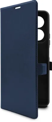 Чехол (флип-кейс) BORASCO Book Case, для Tecno Pova 6 Neo, синий [73618]
