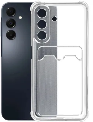 Чехол (клип-кейс) BORASCO Bumper Case, для Samsung Galaxy A17, противоударный, прозрачный [75607]