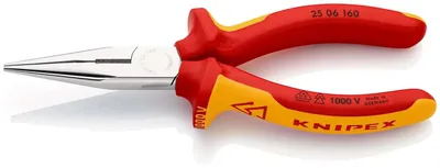 Длинногубцы KNIPEX KN-2506160SB, 160мм