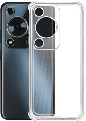 Чехол (клип-кейс) BORASCO Bumper Case, для Huawei Nova Y72/Y72S, противоударный, прозрачный [73428]
