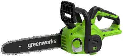 Цепная пила GREENWORKS G24CS25,  аккумуляторная,  24В,  8Ач,  с одним аккумулятором [2007707uh]
