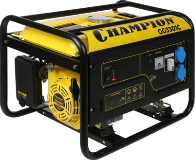 Бензиновый генератор CHAMPION GG3301C, 220 В, 3.1кВт