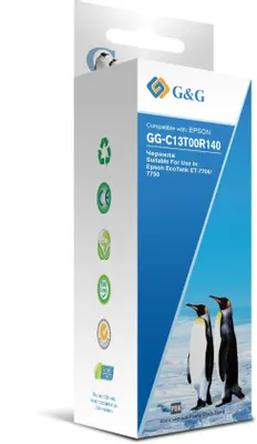 Чернила G&G GG-C13T00R140, для Epson, 70мл, фото черный