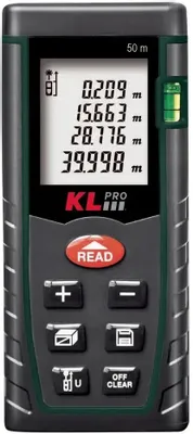 Лазерный дальномер KLPRO KLLZM50, 2 класс лазера, 635нм, луч красный