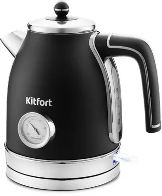 Чайник электрический KitFort KT-6102-1, 1.7л, металл/пластик