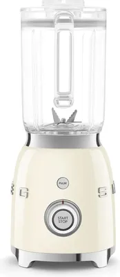 Блендер SMEG BLF03CREU,  стационарный,  кремовый/серебристый