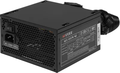 Блок питания Accord ACC-600W-NP,  600Вт,  120мм, черный [acc-600-np]