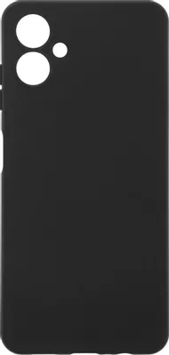Чехол (клип-кейс) BORASCO Silicone Case, для Samsung Galaxy A06, черный [73833]